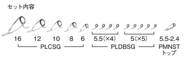ステンレスSiC コマセ真鯛セット／PLCSG16171・PLDBSG16151